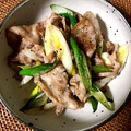kei_chan4's cooksnap of when they made 長ネギと豚バラ肉の黒こしょう炒め.