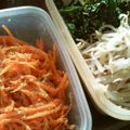 ねこはがき's cooksnap of when they made 美味しい～♪　3色ナムル.