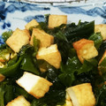 おかめー's cooksnap of when they made 簡単わかめと厚揚げのサッと炒め.