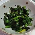 わんこたんわんたん's cooksnap of when they made ☻あと1品！ほうれん草のナムル☻.