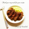 ウメ吉さん's cooksnap of when they made 薄切り肉でデカとんかつ.