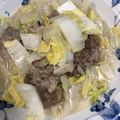 さぱにしゅ's cooksnap of when they made 豚ヒレと白菜のマスタードクリーム煮.