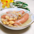 めみたん☆'s cooksnap of when they made お豆とソーセージのスープ煮☆.