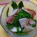 こまめも's cooksnap of when they made 菜の花と蕪のハニーマスタードサラダ.