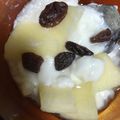 V666's cooksnap of when they made りんごヨーグルト(はちみつ、レーズン入).