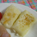 Nekozame's cooksnap of when they made 餃子の皮の残りで♪チーズきんつば♪.