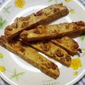 スイートゆう's cooksnap of when they made ノンオイル☆おから☆無花果☆ビスコッティ.