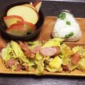 さくらん餅's cooksnap of when they made ウィンナーとキャベツの味噌マヨ炒め.