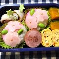 pachirin's cooksnap of when they made お花見に♪桜満開おにぎり.