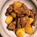 Amylia's cooksnap of when they made 牛肉とじゃがいものオイスター炒め.