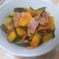 ☆あみ☆゛'s cooksnap of when they made かぼちゃとベーコンのシンプル炒め♪.