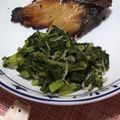 Ｍinto's cooksnap of when they made カブの葉や大根の葉でじゃこ炒めの常備菜.