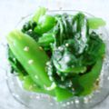 やっちーさん's cooksnap of when they made 簡単に作れる「かつお菜の胡麻あえ」.