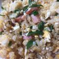 H♡S's cooksnap of when they made 簡単！コクうま！パラパラ☆キムチ炒飯.