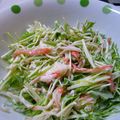 わのなの's cooksnap of when they made お弁当に♪カニカマみず菜サラダ.