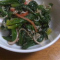 あやひろゆり's cooksnap of when they made ほうれん草・じゃこ・かにかまの和え物.