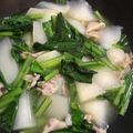midorin3's cooksnap of when they made 大根と小松菜のあんかけ煮.