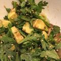 fujiiro's cooksnap of when they made アボカド春菊のチョレギサラダ.