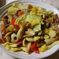main73's cooksnap of when they made 豚肉とキャベツのバンバンジー炒め.