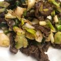 yurietti's cooksnap of when they made ☆簡単おうち牛丼☆ネギ塩ソースがけ.