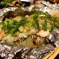 さらんだー's cooksnap of when they made 舞茸*しめじのホイル焼き~おろしねぎで☆.