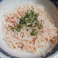 sato3191's cooksnap of when they made レンジのみで簡単♪明太白滝バター.