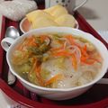 イチゴ、イチゴ。's cooksnap of when they made お野菜たっぷり！餅入りスープ.