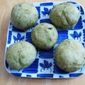 どどぽっぽ's cooksnap of when they made 蒸したて♪抹茶まんじゅう.