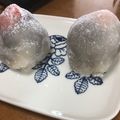 はるさくあおちゃん's cooksnap of when they made 簡単☆白玉粉☆いちご大福♪(レンジで♡).