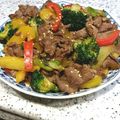 Akosua's cooksnap of when they made 牛肉とブロッコリーのオイスター炒め.