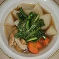 SoraｰRyu's cooksnap of when they made 《トップ10入り！》カブと油揚げの煮物.