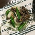 ププぞう's cooksnap of when they made 牛肉とスナップエンドウの炒め物.
