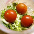 maruru-nn's cooksnap of when they made かいわれときゅうりとトマトのサラダ.