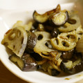 maruru-nn's cooksnap of when they made コクうま【蓮根と茄子のバター醤油炒め】.