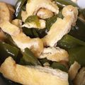 もりのくまみ's cooksnap of when they made ピーマンと油揚げのレンジ煮浸し。.