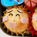 hiramadam's cooksnap of when they made 園児キャラ弁【てれてれ坊主】はなかっぱ.