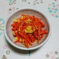 happy☆haru's cooksnap of when they made 簡単美味しい！にんじんしりしり♪.