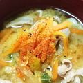 余裕なき2児の母's cooksnap of when they made 白菜のにんにく味噌鍋♪簡単豚肉で.