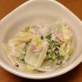 クリームドーナツ's cooksnap of when they made あるもので♪白菜とツナのマヨサラダ.