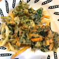 ちょこふみ's cooksnap of when they made 捨てないで(・・)セロリの葉っぱかき揚げ.