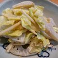ebiringo85's cooksnap of when they made れんこんとキャベツの胡麻醤油マヨサラダ♪.