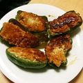 hozunyam's cooksnap of when they made ピーマンの肉詰め☆照り焼きハンバーグ風.