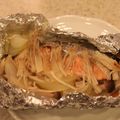 はちはちこ８'s cooksnap of when they made 野菜タップリ★簡単！鮭のホイル焼き.