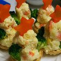 ヒグマ鍋's cooksnap of when they made クリスマスツリーのポテトサラダ！.