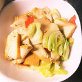 りんごぉぉぉ's cooksnap of when they made 簡単！厚揚げ野菜炒め.