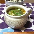 ダイナマイト漆黒's cooksnap of when they made キムチわかめスープ♪簡単温かい.