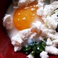 食卓旅行's cooksnap of when they made レンジで１分！ほうれん草と卵のココット.
