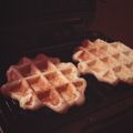 ＊nounours＊'s cooksnap of when they made ベルギーワッフル(自家製酵母).