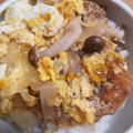 よっちゃん★☆★'s cooksnap of when they made チキンカツの卵とじ.