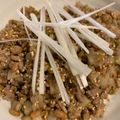 リエto智's cooksnap of when they made 臭み一切なし！納豆とれんこんのレタス包み.